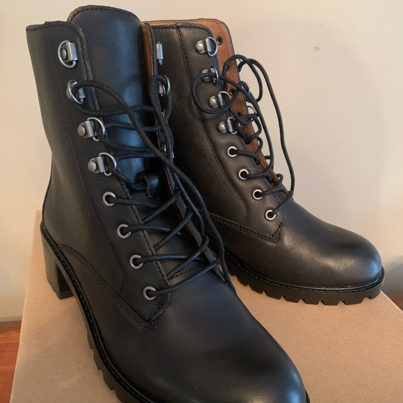 Madewell Heeled Lace-Up Leather Boot - Picture 2 of 6